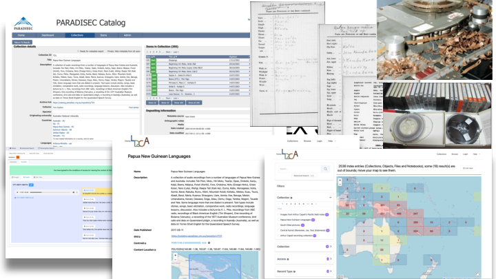 Slide: 6 LDACA PARADISEC INDEX SCREENSHOT :: ::