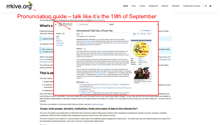 Slide: 20 :: :: Pronunciation guide – talk like it’s the 19th of September ::