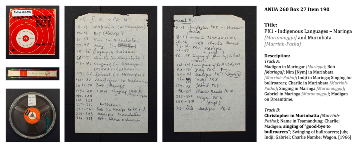 Digitised Helen Groger-Wurm Tape Digitised Helen Groger-Wurm Tape