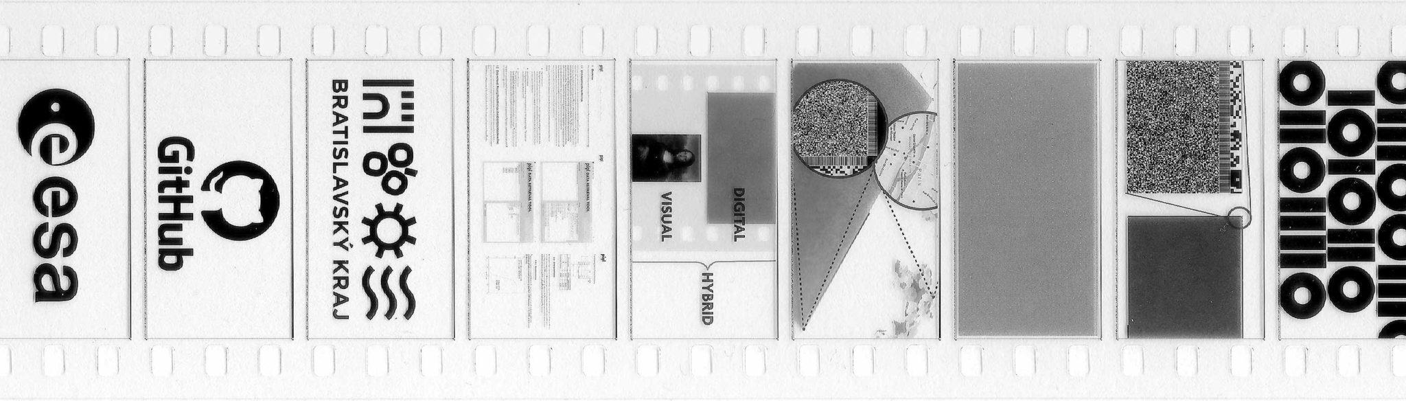 Storing digital data on microfilm. Storing digital data on microfilm