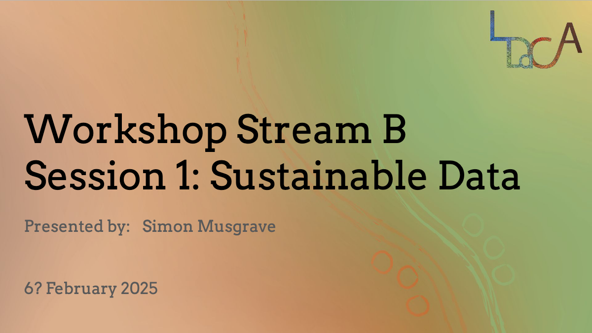 Sustainable Data - Summer School 2025