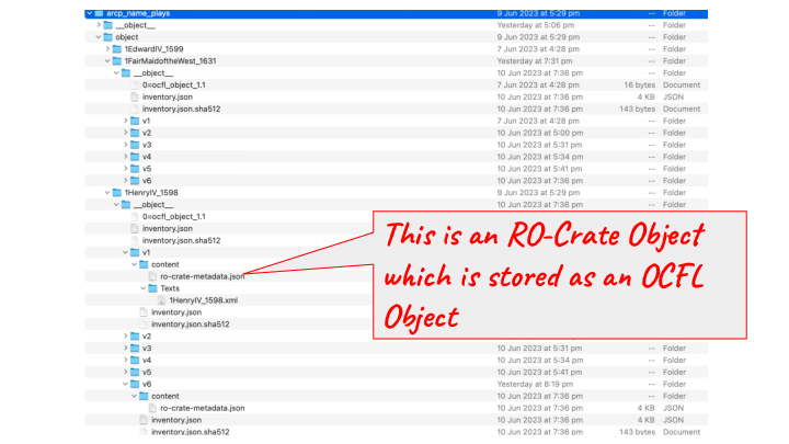  This is an RO-Crate Object which is stored as an OCFL Object 