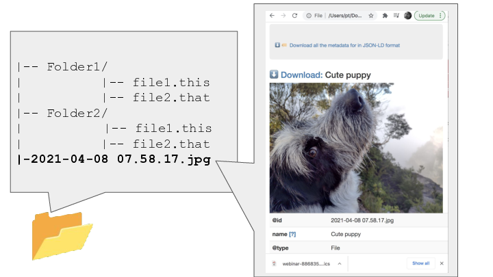 Slide: 4 📂 :: :: |-- Folder1/ :: | |-- file1.this :: | |-- file2.that :: |-- Folder2/ :: | |-- file1.this :: | |-- file2.that :: |-2021-04-08 07.58.17.jpg :: ::