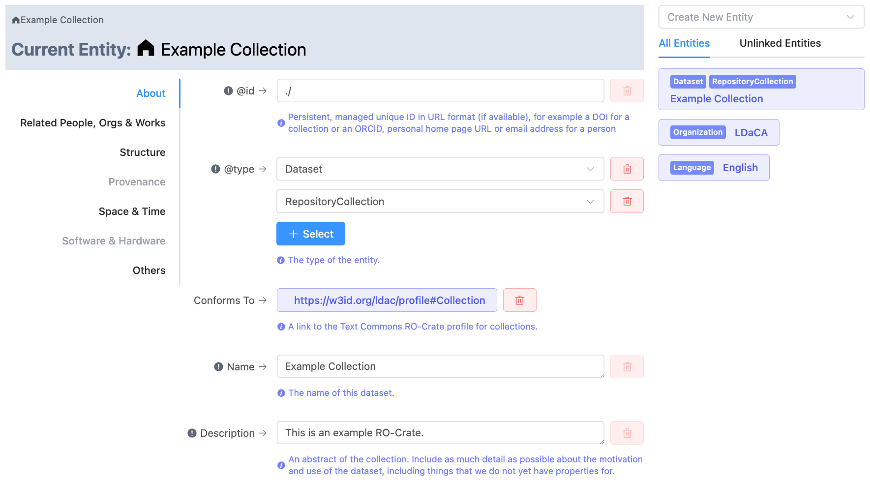 Crate-O: Add Entity Metadata Crate-O: Add Entity Metadata