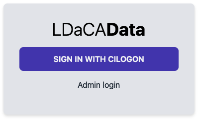 LDaCA Logon LDaCA Logon