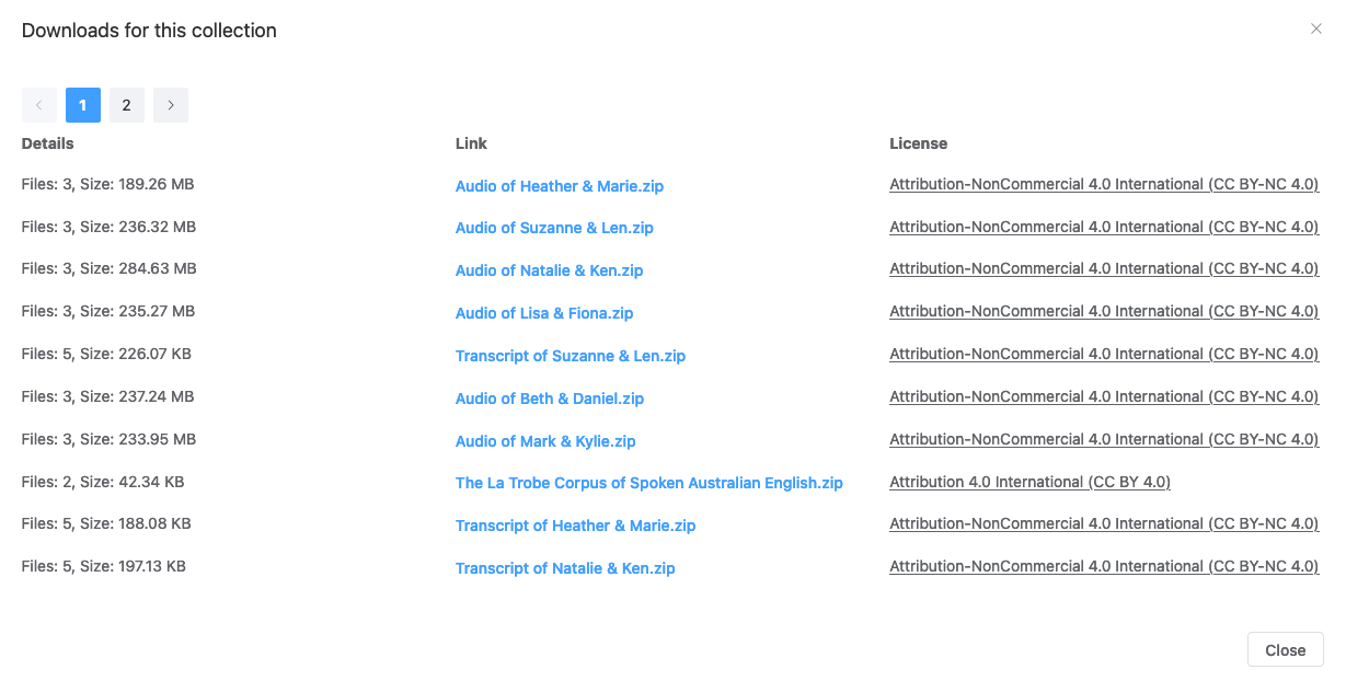 Collection and Object Page: Show All Downloads Collection and Object Page: Show All Downloads