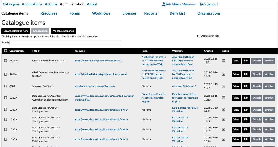 REMS Interface: Administration REMS Interface: Administration